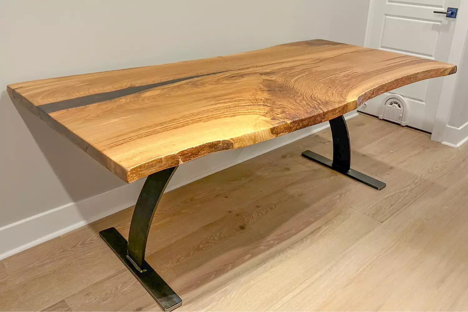 Live Edge Oak Dining Table