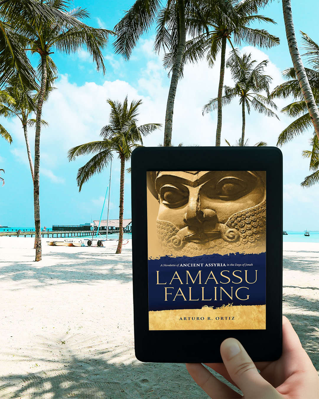 Lamassu Falling by Arturo R. Ortiz