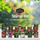 Starter kit seed collection - 20 heirloom seed packets
