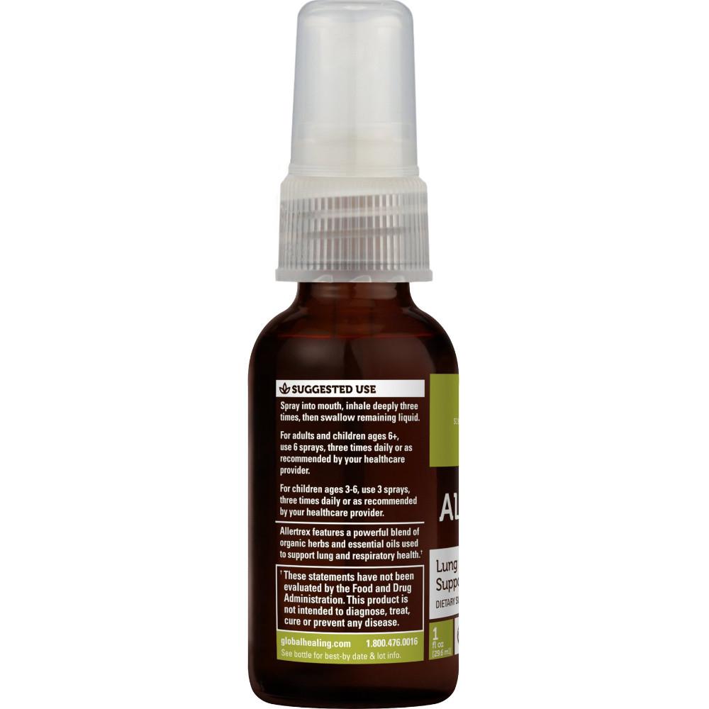 Global Healing Allertrex Lung And Respiratory Support Suggested Use