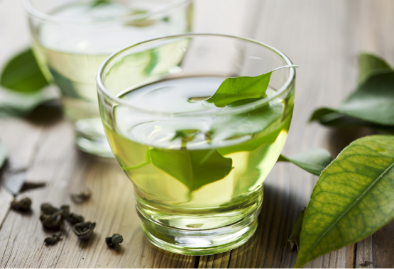 green tea caffeine dopamine
