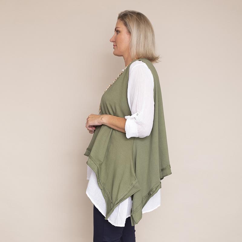 Brenda Two Piece Top (Khaki)