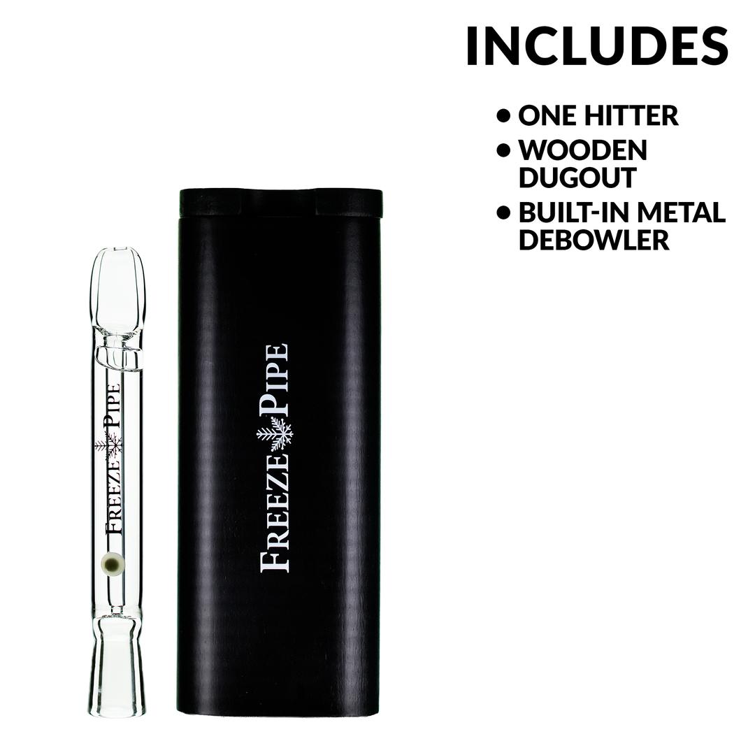 whats included with the freeze pipe one hitter