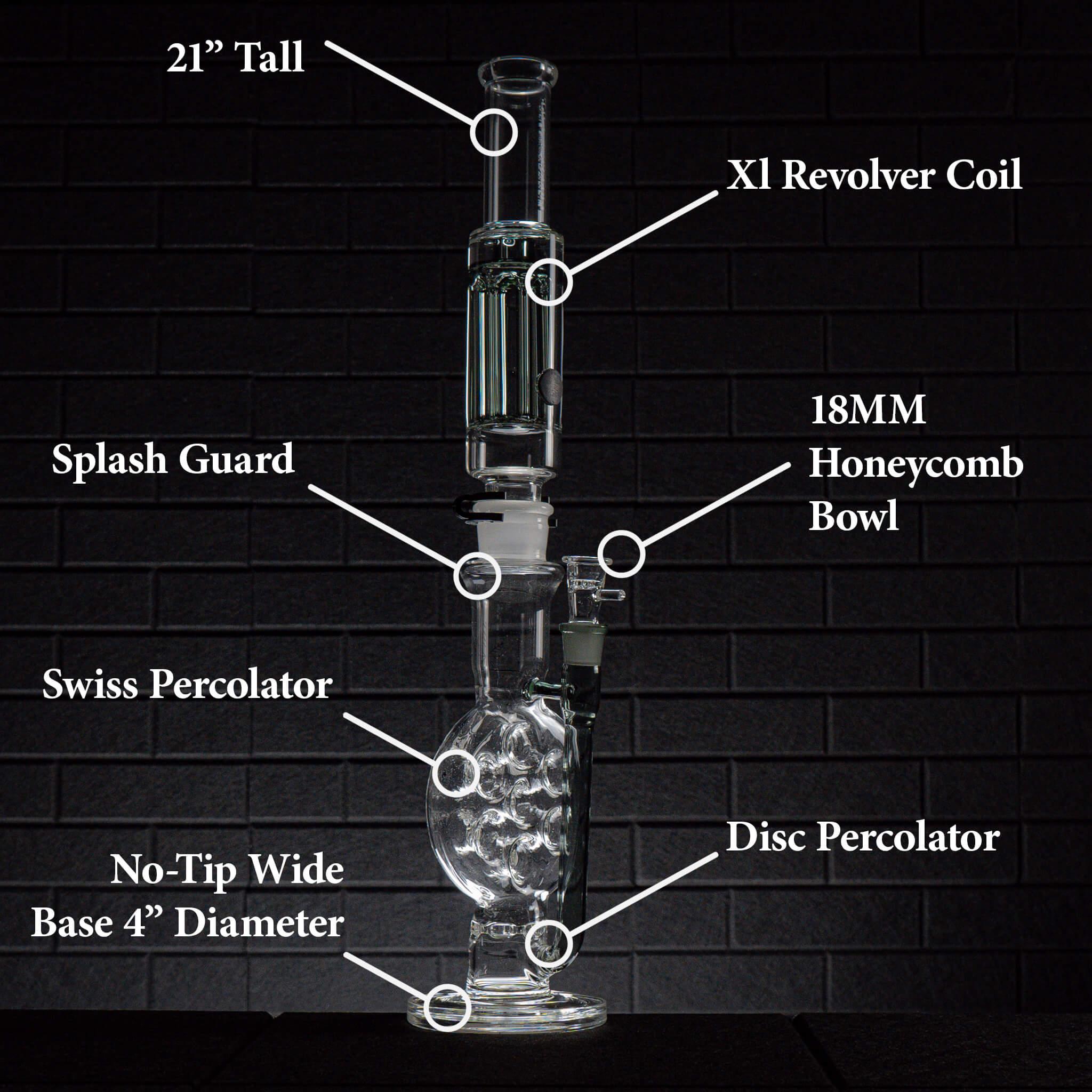 swiss perc bong specs