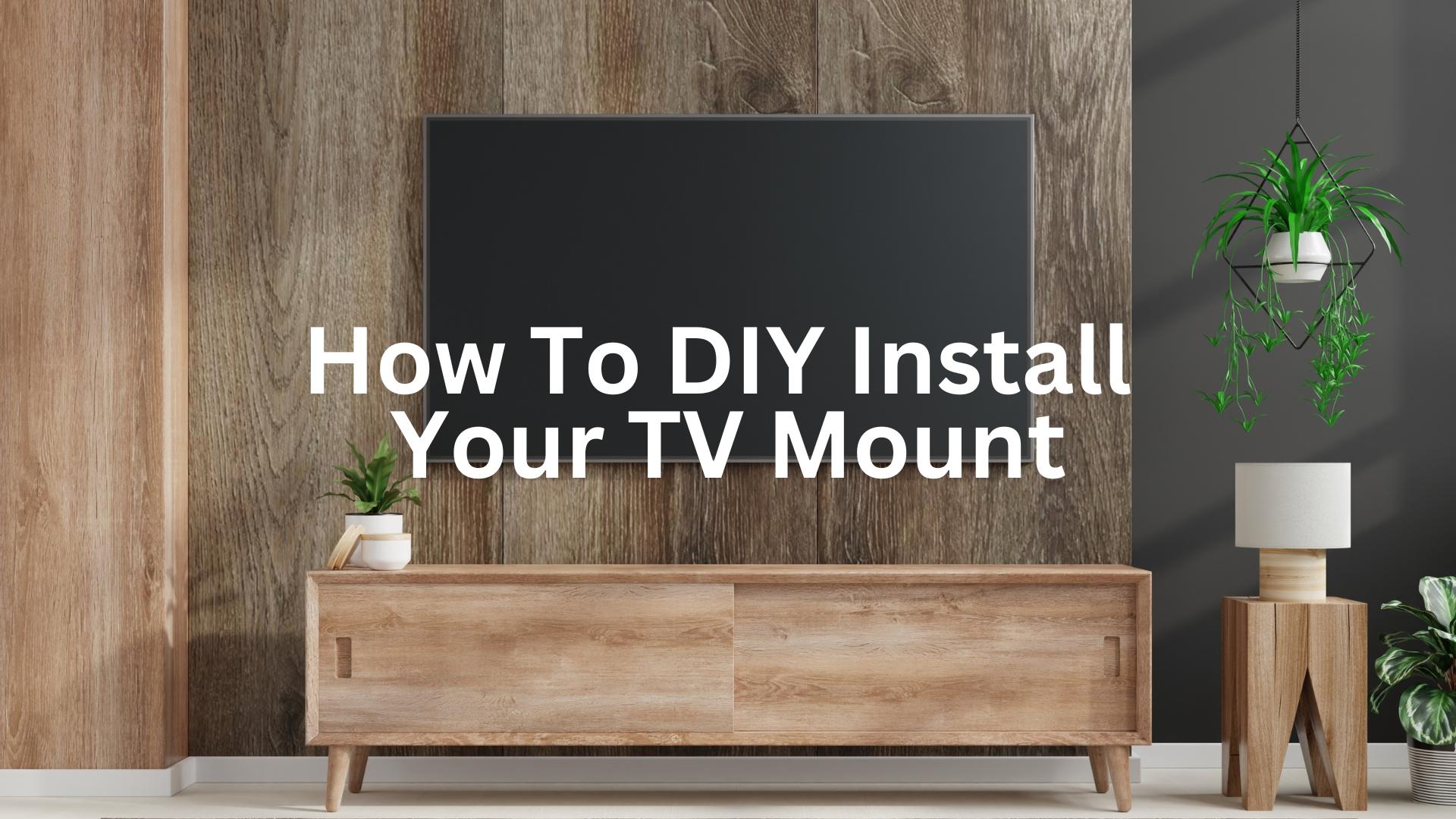 How To Hang A TV On A Drywall, Brick, Cement, & Plaster Walls