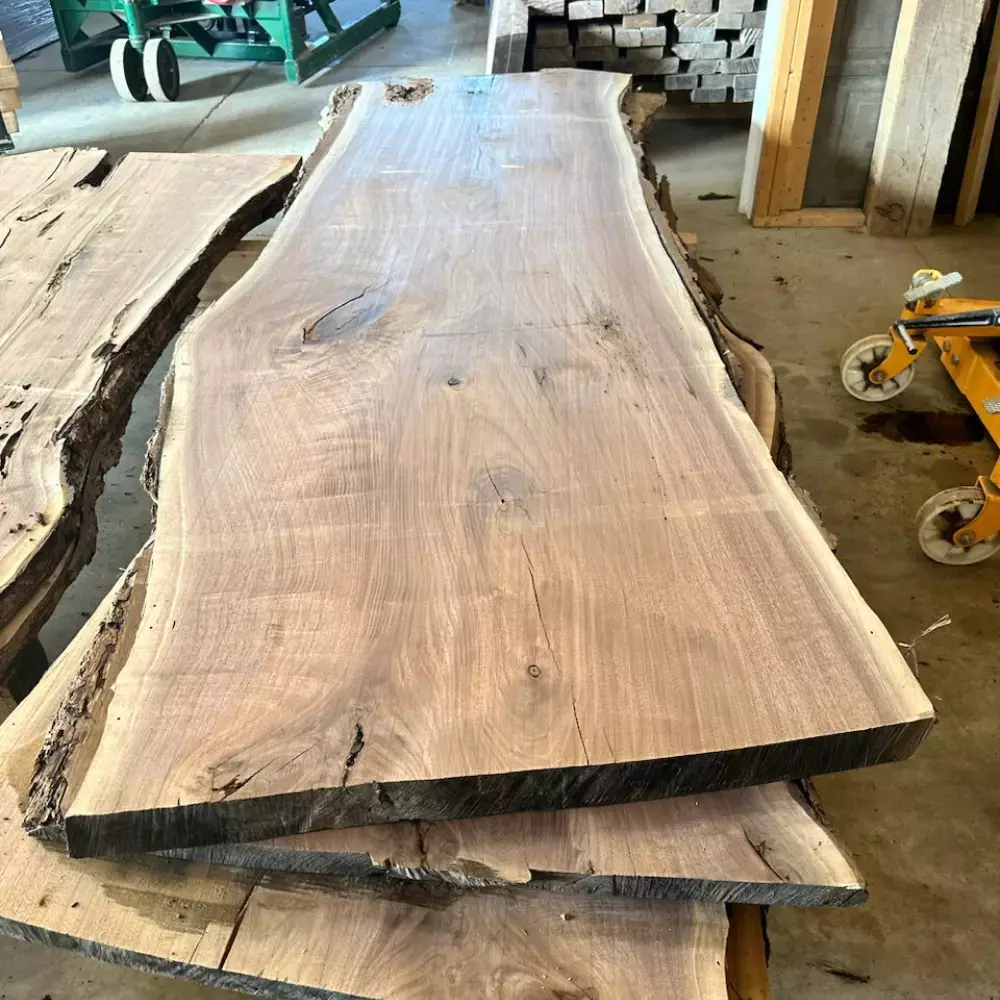 raw walnut wood slabs