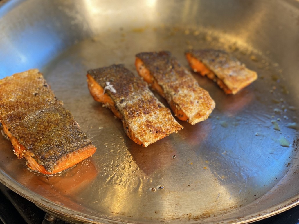 Pan Seared Crispy Salmon