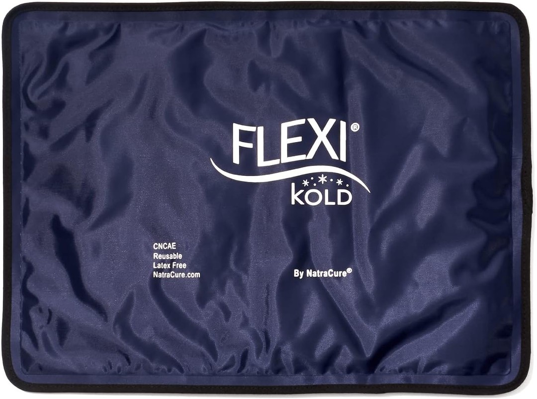 large reusable gel ice pack with ice wrap ColePak Comfort