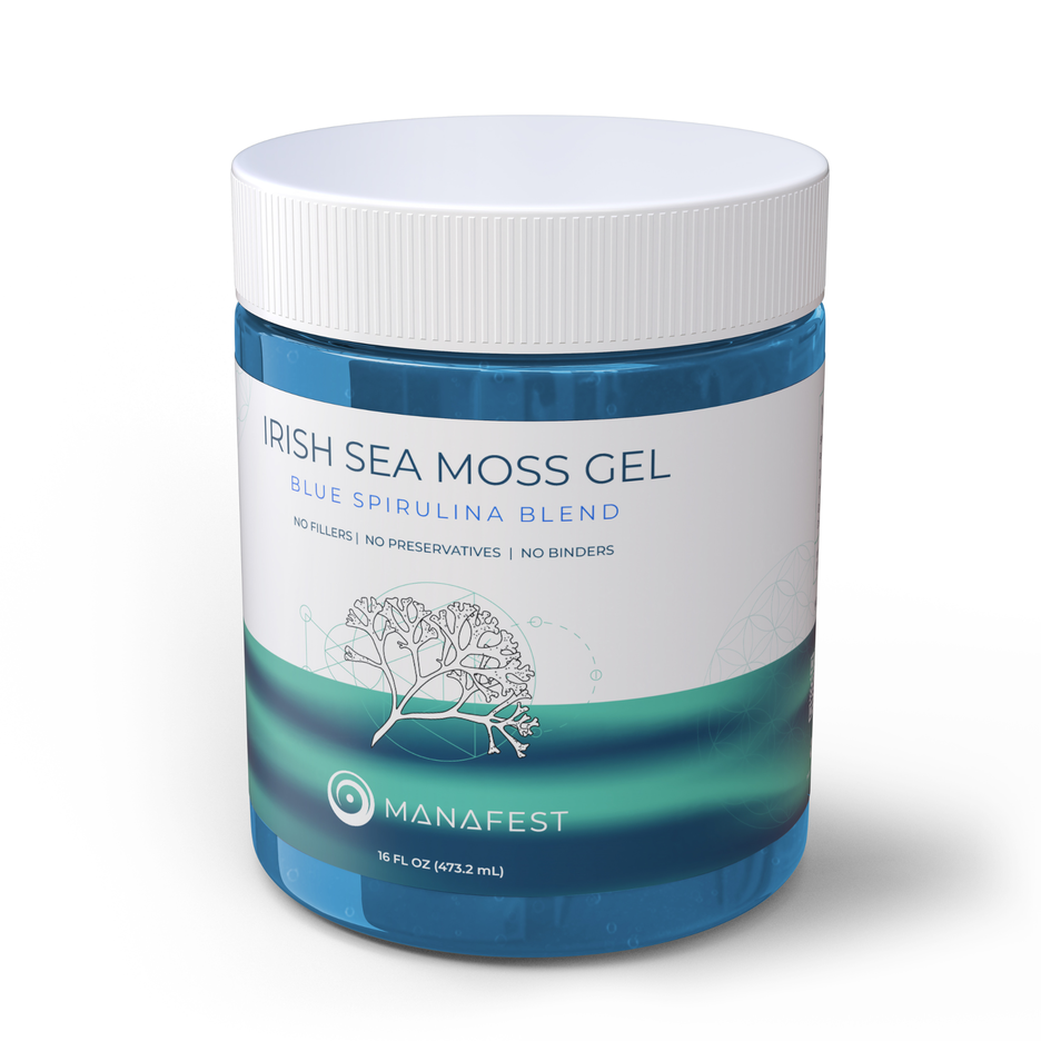 Blue Spirulina Sea Moss Gel Blend 16oz