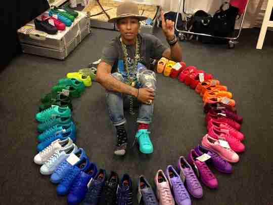 Pharrell Superstar Color Wheel Sneaker Circle