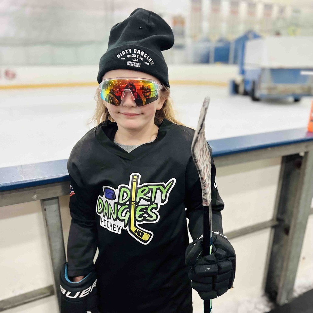 a unisex black fleece hockey hoodie. DDHC hockey cult