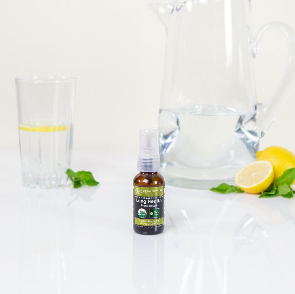 Global Healing Lung Health Lung And Respiratory Support With Water