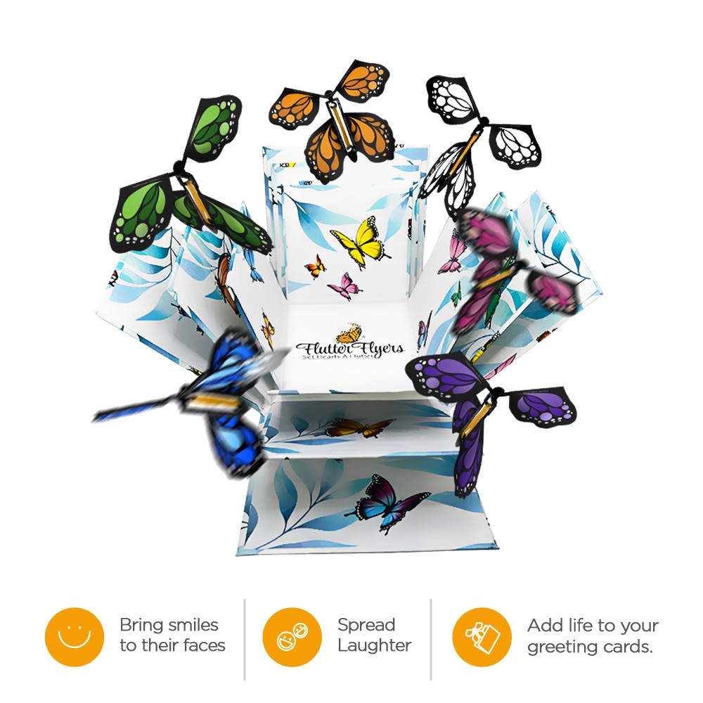 FlutterBox I DIY Butterfly Explosion Box Kit – Flutter Flyers