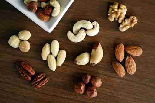 assorted mixed nuts nut healthy fat fats almonds pecans cashews walnuts