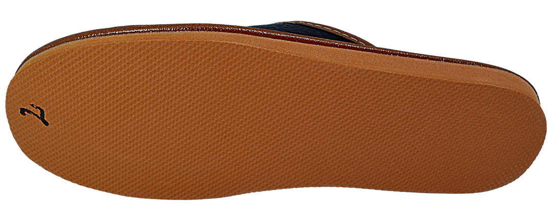 Knox | mens rubber sole slippers - Reindeer Leather