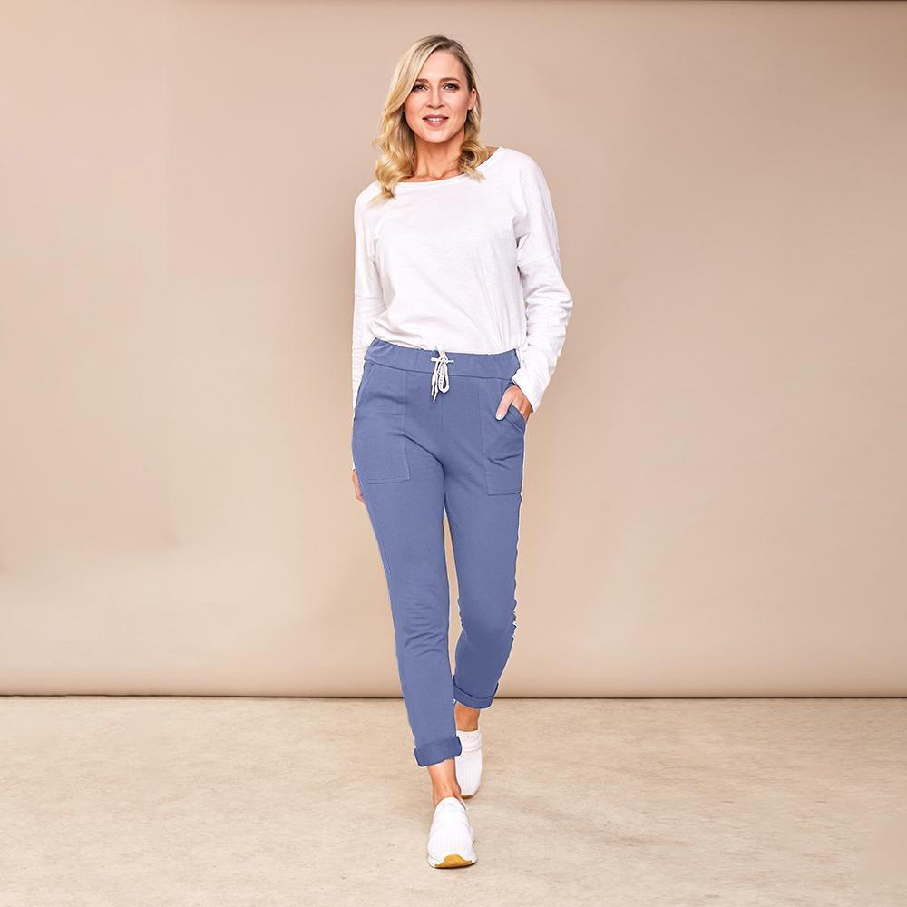 Esther Plain Joggers(Blue)