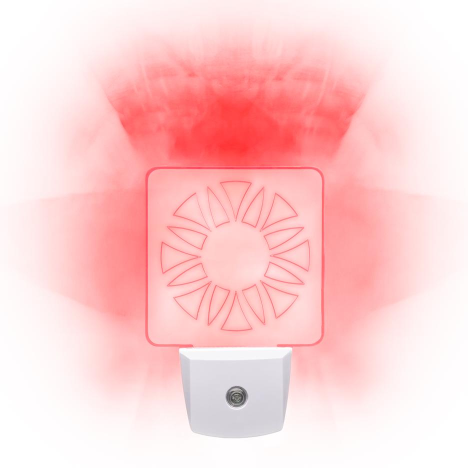 Red LED Night Light [Package of 2] Circle Spectra479