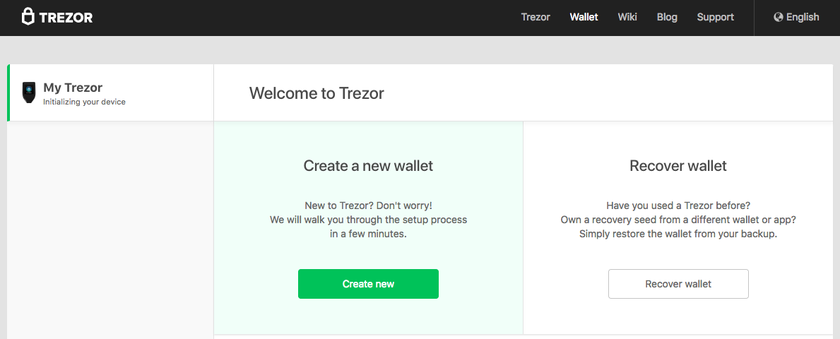 recover ethereum wallet from trezor