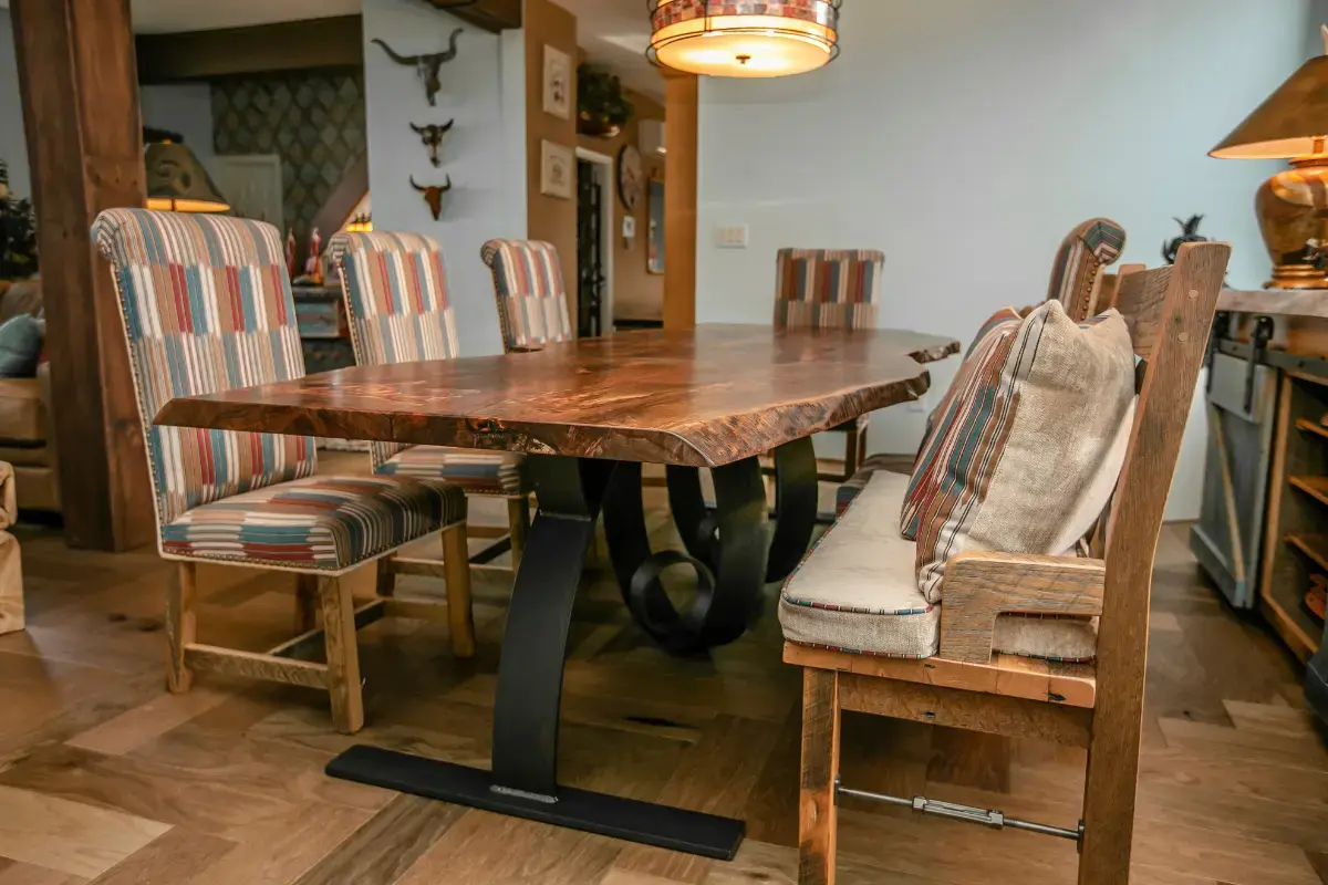 Santa Fe-Inspired Custom Dining Furniture