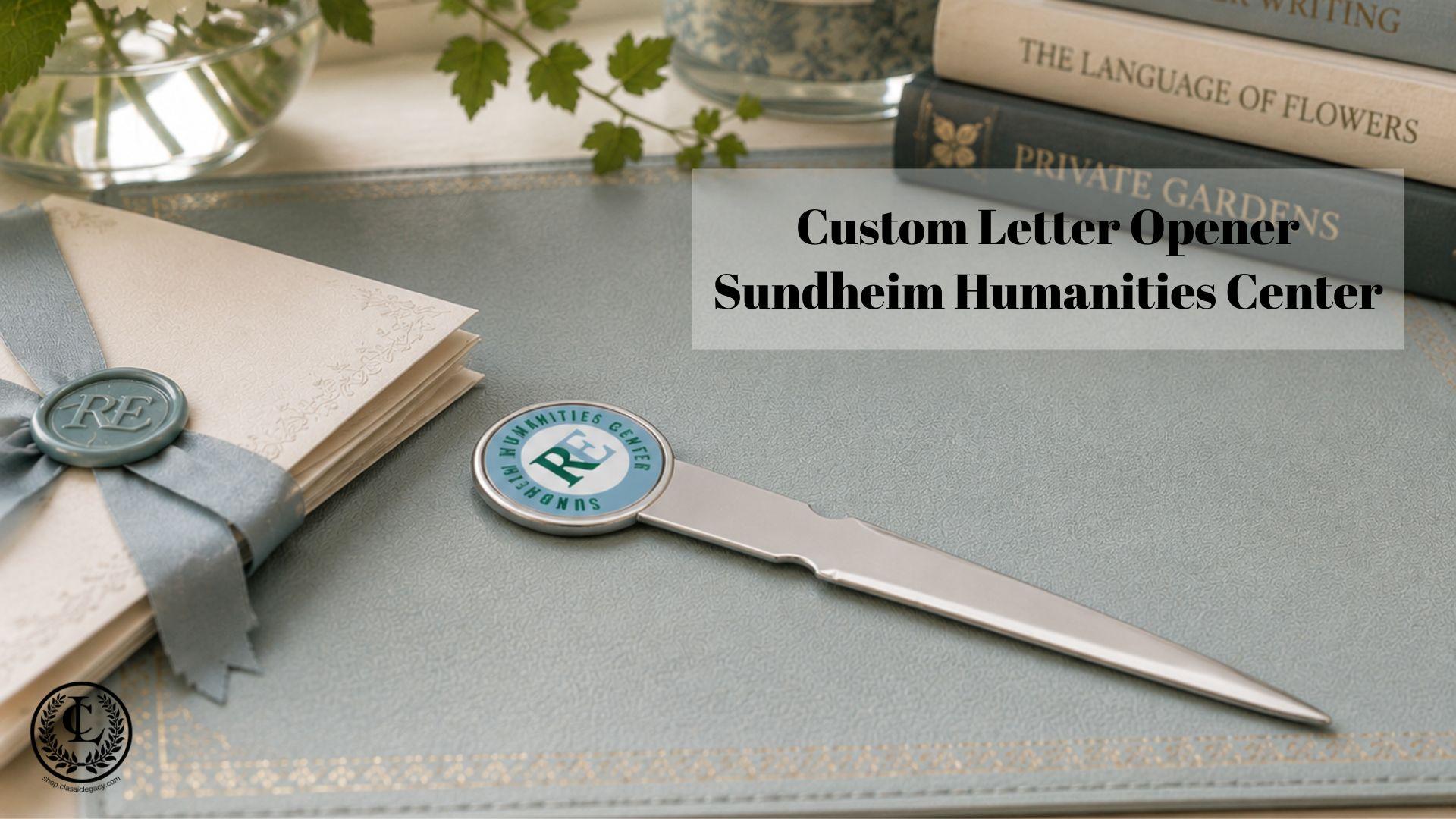 Elegant custom letter openers with custom logo
