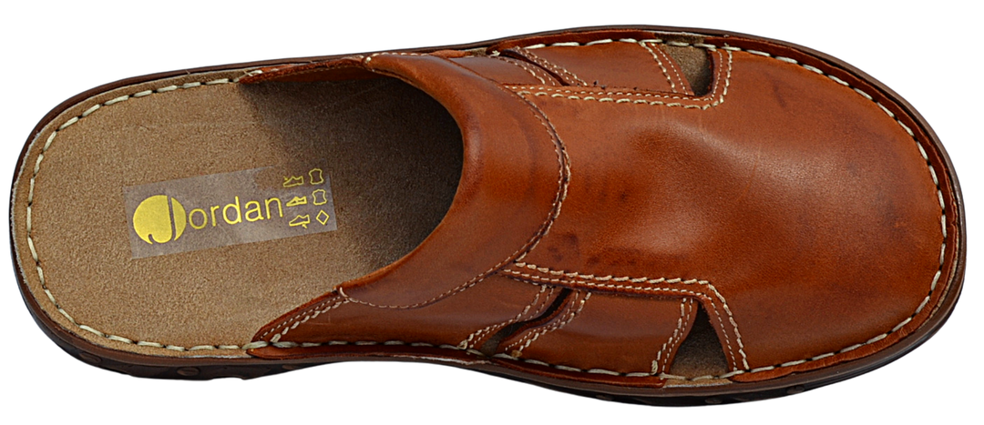 Jordan - Men handmade leather mules - Reindeer Leather