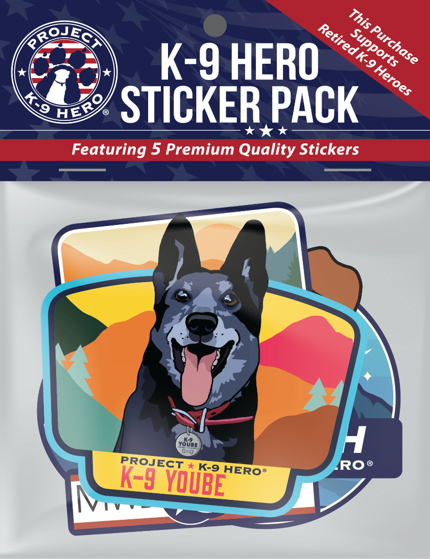 K-9 Hero Sticker Pack – Set of 5