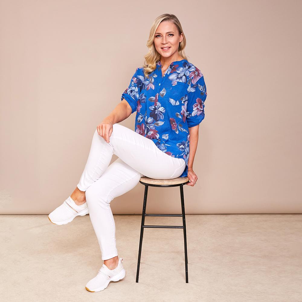 Meghan Top (Blue)
