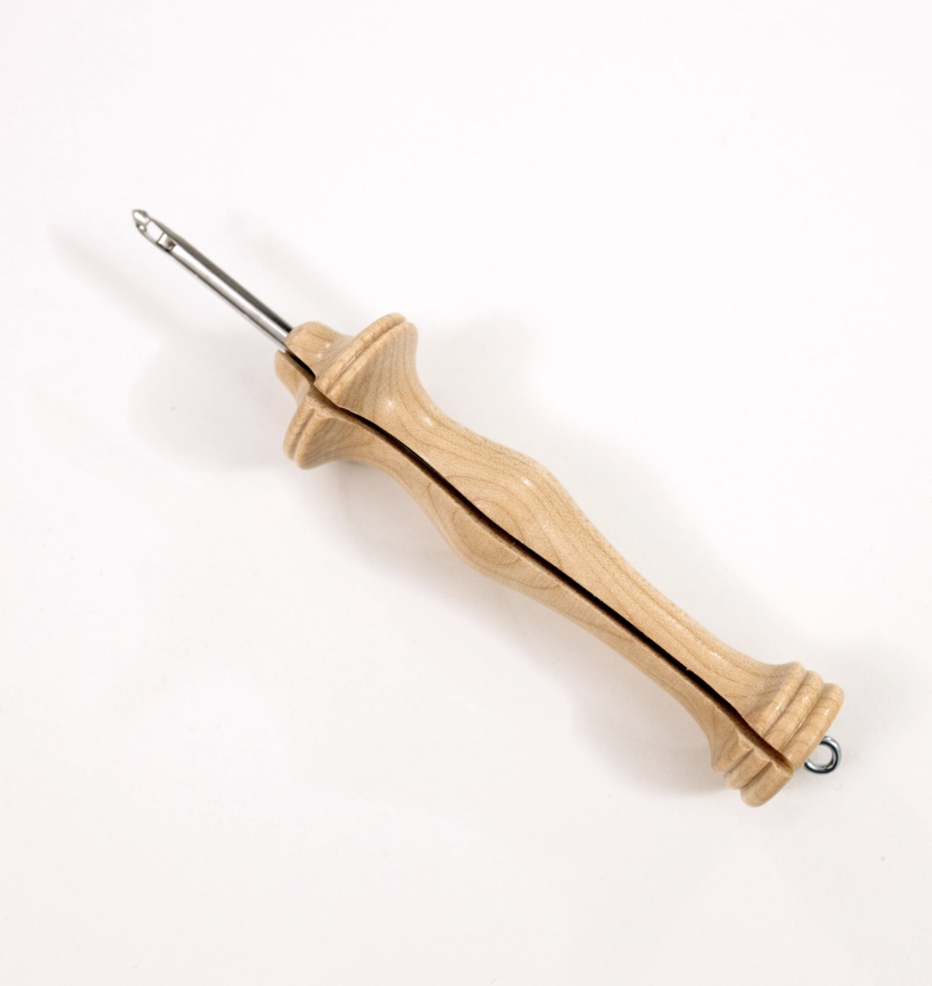 Adjustable Punch Needle Embroidery Pen Tool, Rug Hooking Yarn Craft, Needle  Punching Wood Handle 