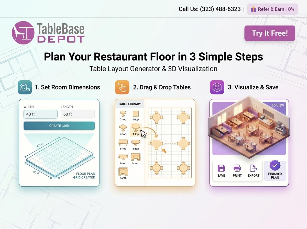Restaurant Floor Planner Tool