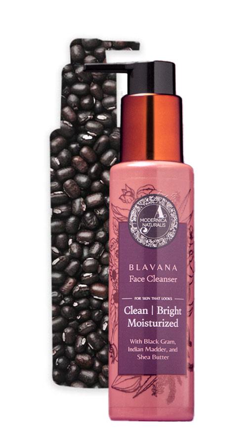 Blavana Face Cleanser with its key ingredient- Black Gram