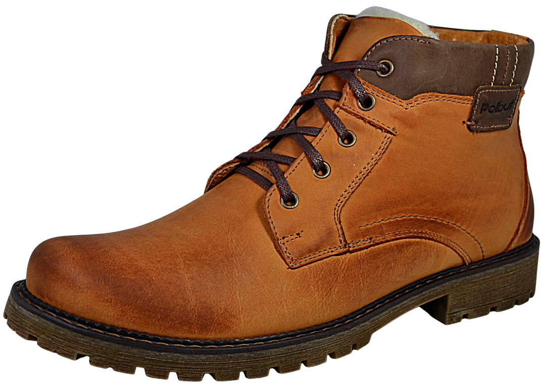 Jack - Mens sheep wool lining winter boots - Reindeer Leather