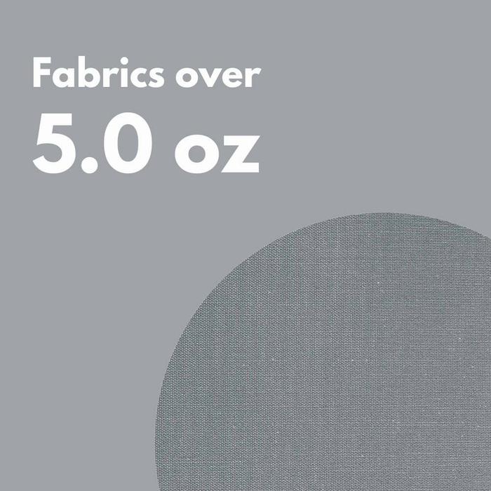 Fabric data sheets for fabrics over 5.0 oz