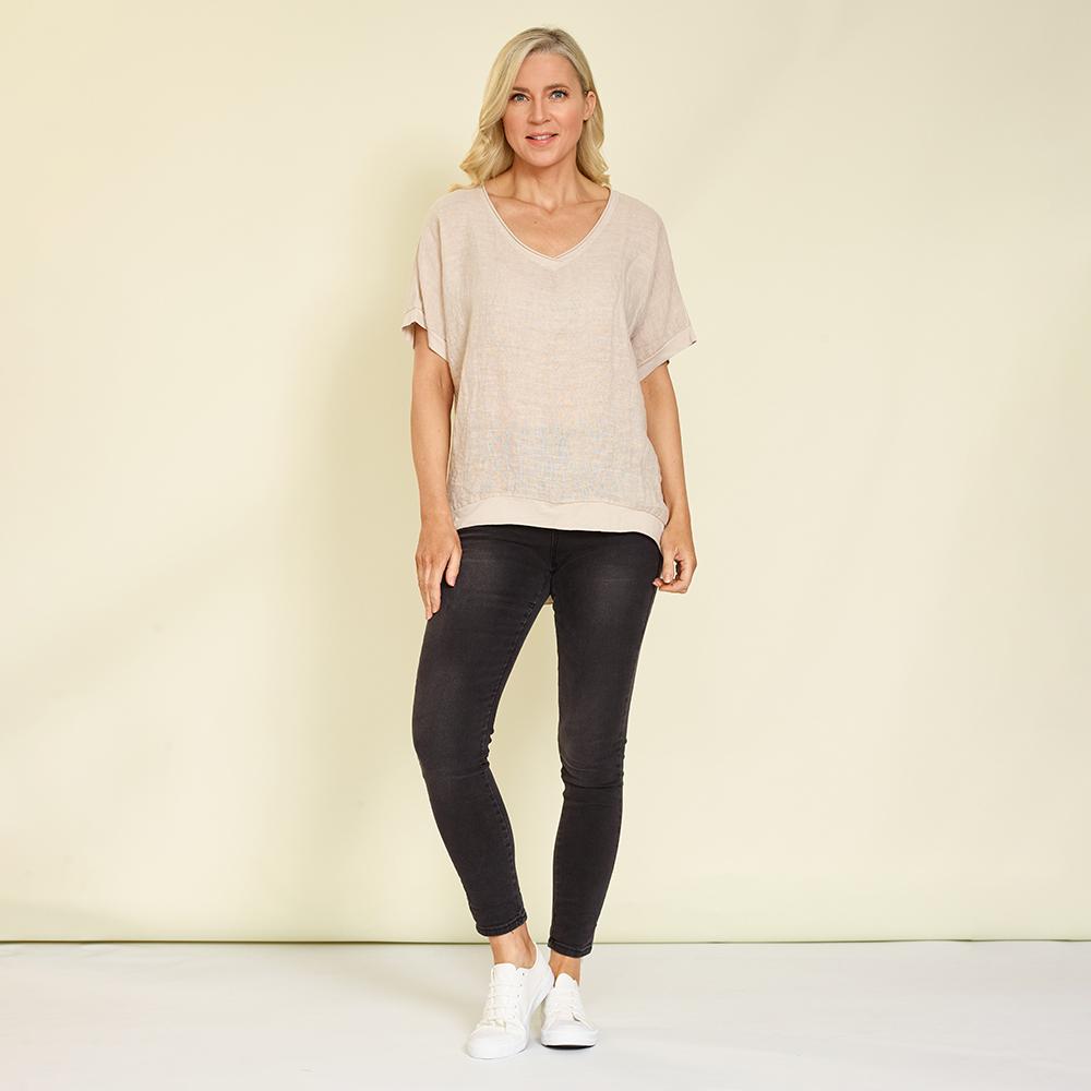 Sutton Top (Beige)