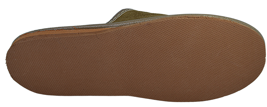 Jax - Mens leather winter slides - Reindeer Leather