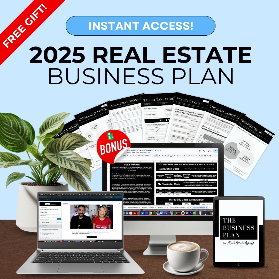 Real Estate Agent Business Plan BluePrint [DIGITAL DOWNLOAD]