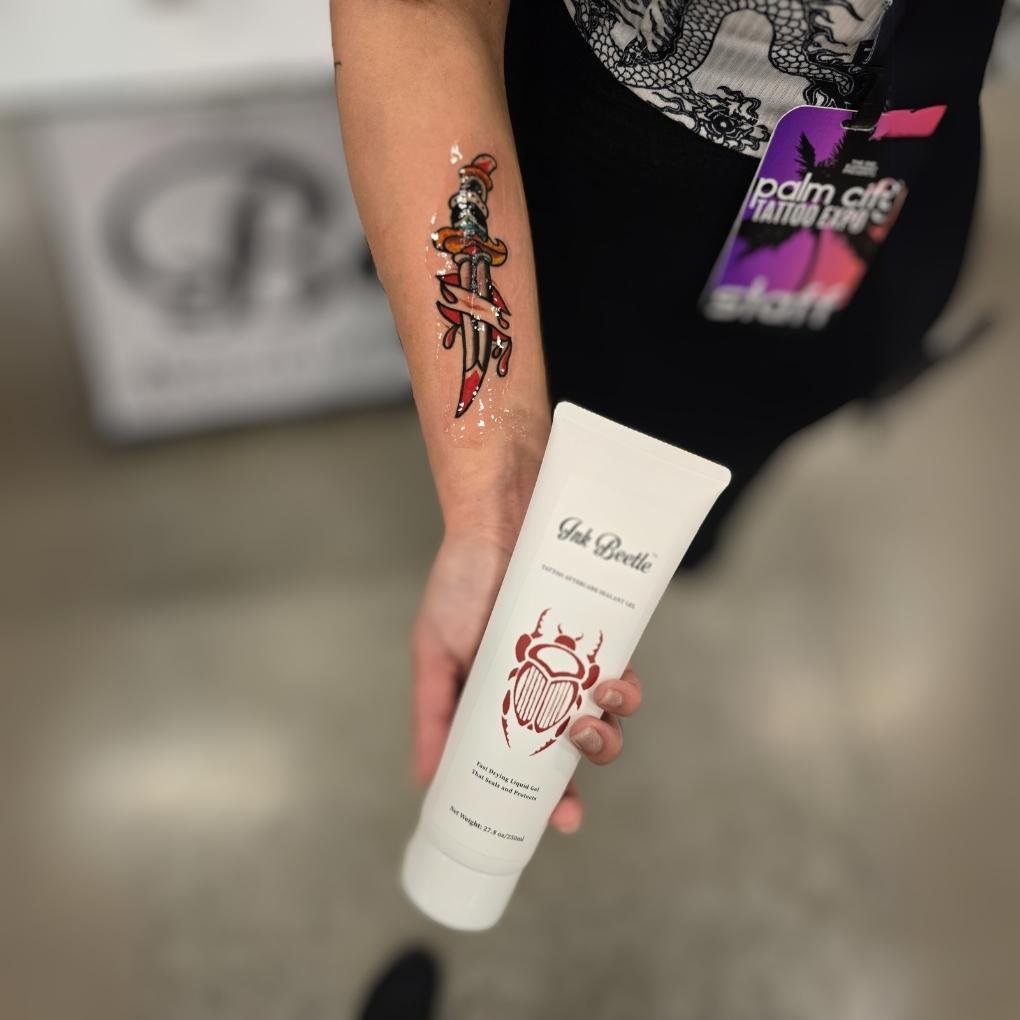 Derm Gel for Tattoo Aftercare: 8oz Tub | Ink Beetle