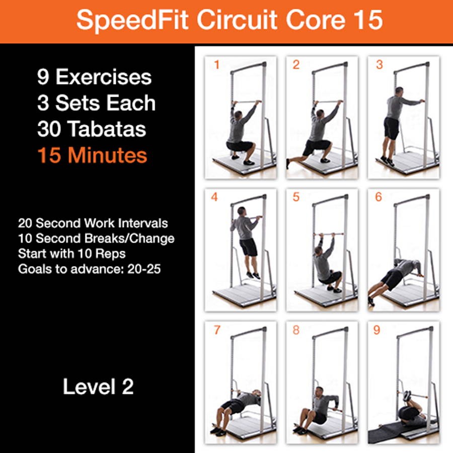 Speedfit core 15 bodyweight circuit workout level 2 | Solostrength