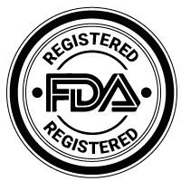 Manufactured in a US FDA-registered facility badge