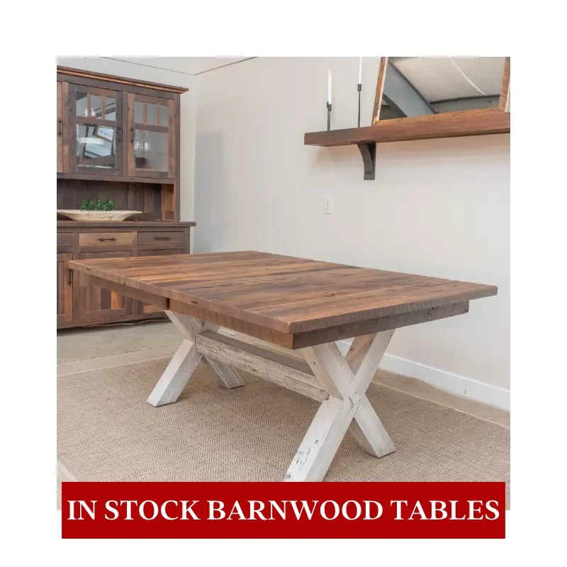 in stock barnwood tables