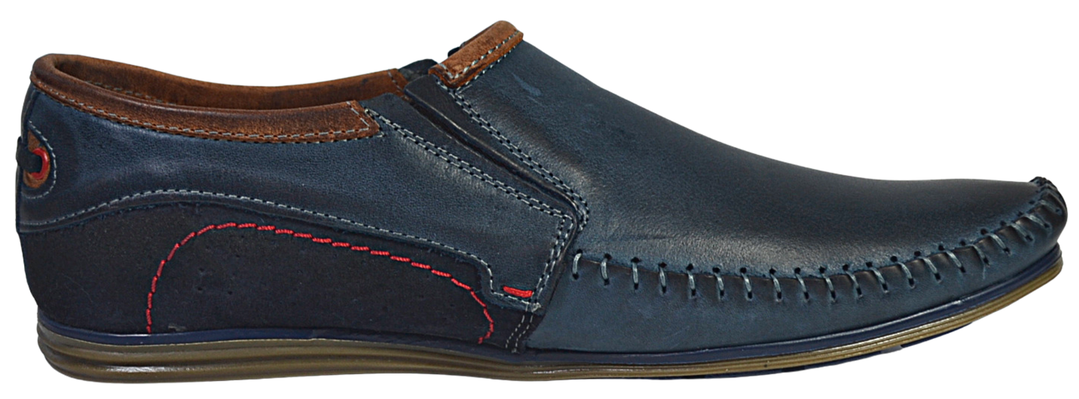 Dru - men mocassin driving shoe slip on - Reindeer Leather