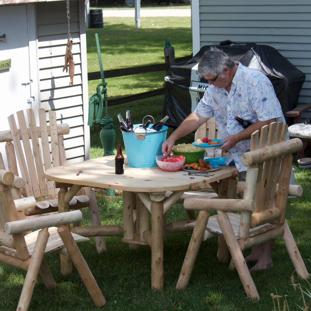 Rustic Picnic Tables