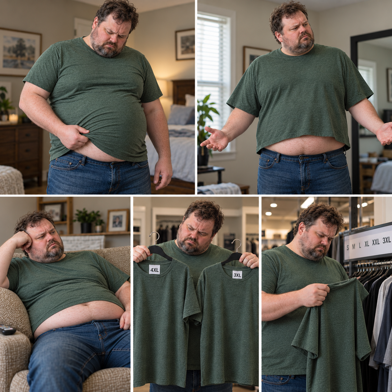 If You Wear 4XL, You Know the Drill.