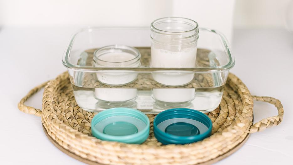 Breastmilk Storage Jar Set Mason Bottle