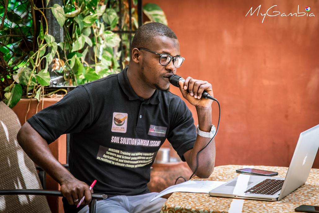 Soil Solution Gambia gave a brilliant talk on the state of Gambia's soil