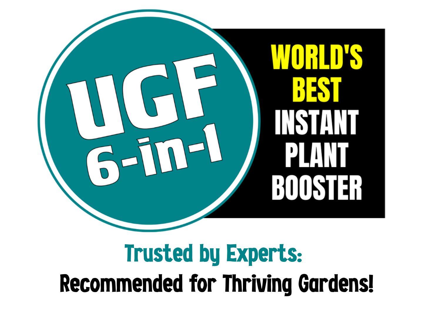 UGF6in1_Logo_5Lines_Right_Instant_Plant_Booster_Trusted_by_Experts_Recommended_for_Thriving_Gardens_WhiteBG_4x3