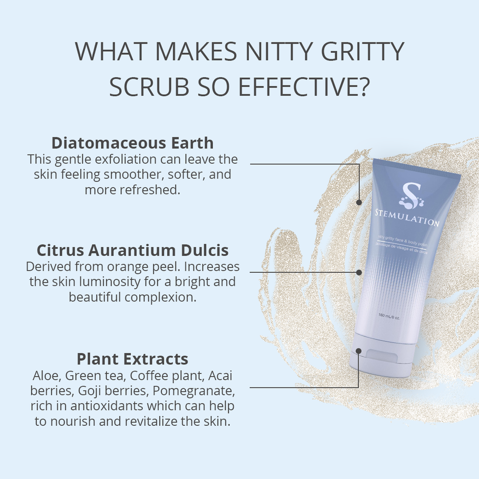 Nitty Gritty Face and Body Polish Stemulation