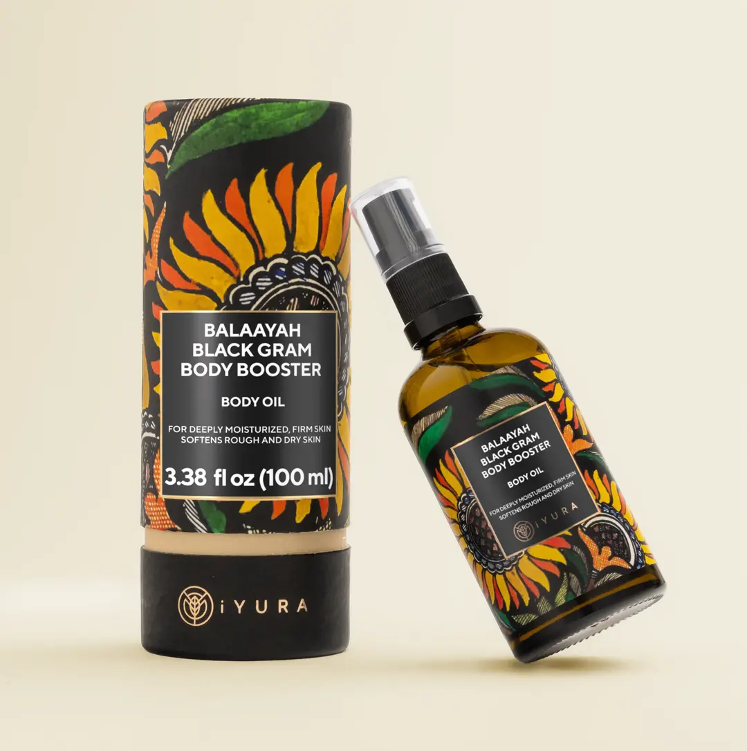 Balaayah Black Gram Body Booster Body Oil iYURA 