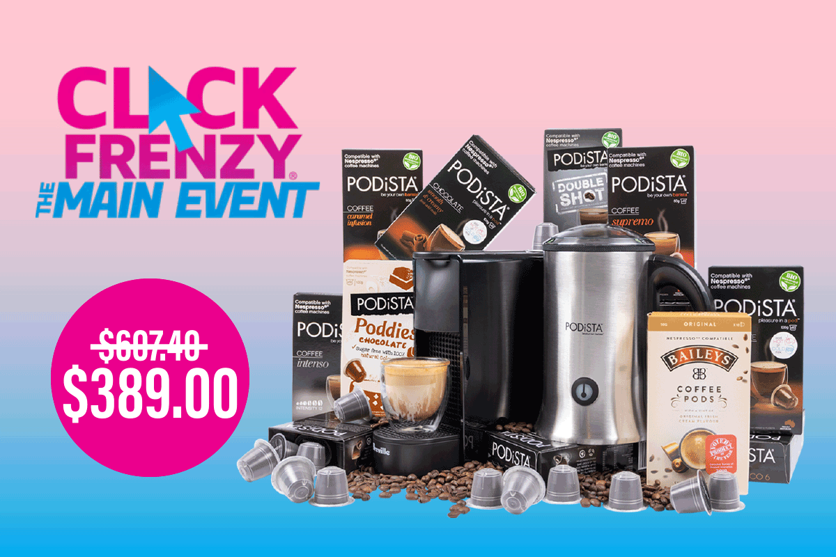 Express Pods Click Frenzy The Main Event Nespresso Machine Bundles Bulk Pods