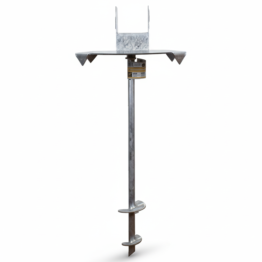 deck foot anchor floating for ground contact