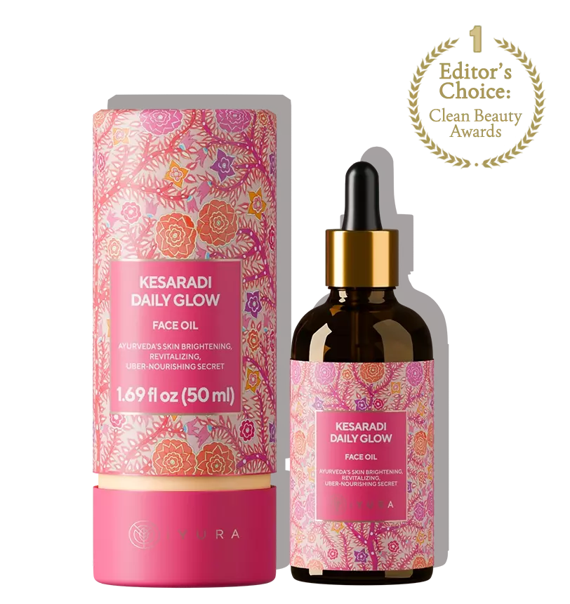 Kesaradi Oil - Face Oil Moisturizer for Dry Skin or Sensitive Skin - Natural Skincare for Glowing Skin Face oil iYURA 